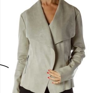 Bar III vegan leather jacket